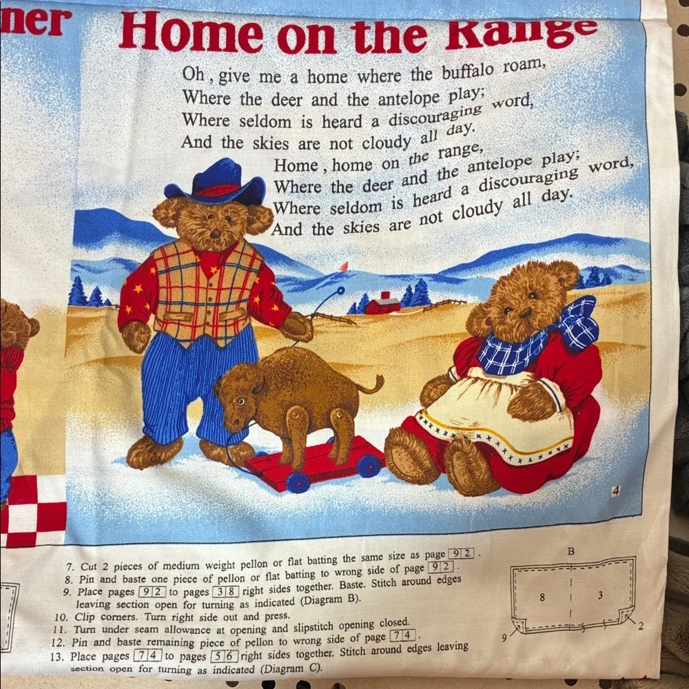 Yankee Doodle Songbook Fabric (DIY)